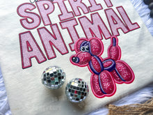 Load image into Gallery viewer, This is my spirit animal balloon dog Faux Embroidery Comfort Colors Tee
