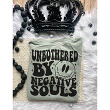 Load image into Gallery viewer, Unbothered by Negative Souls Comfort Colors T-Shirt
