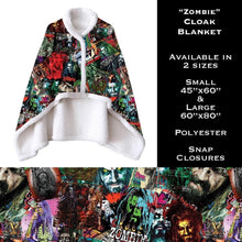 Load image into Gallery viewer, Cloak blanket- Zombie- Small *
